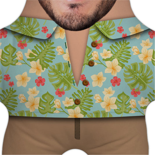 Hawaiian Print Shirt Persona Pillow