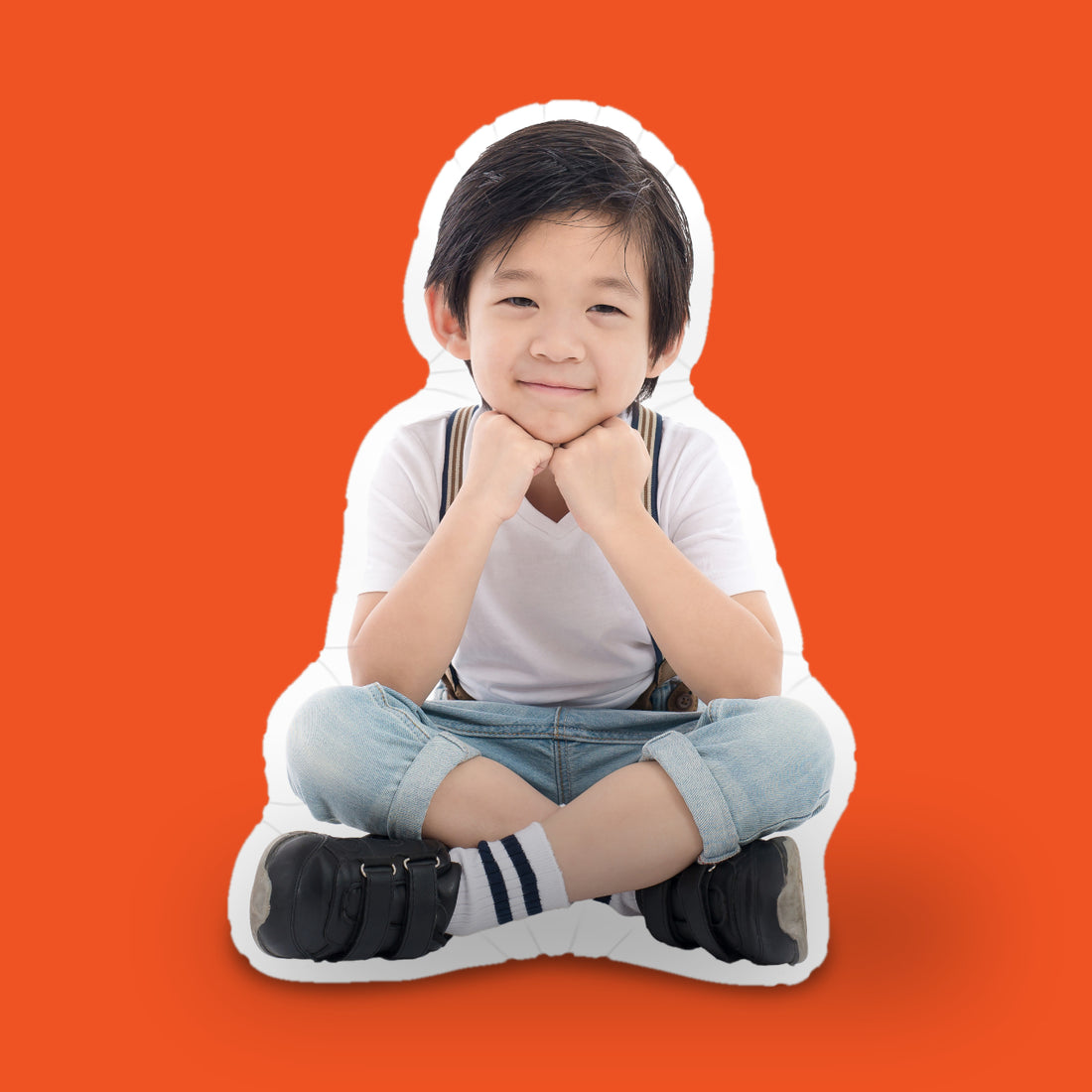 Custom-Shaped Photo Pillow for Kids